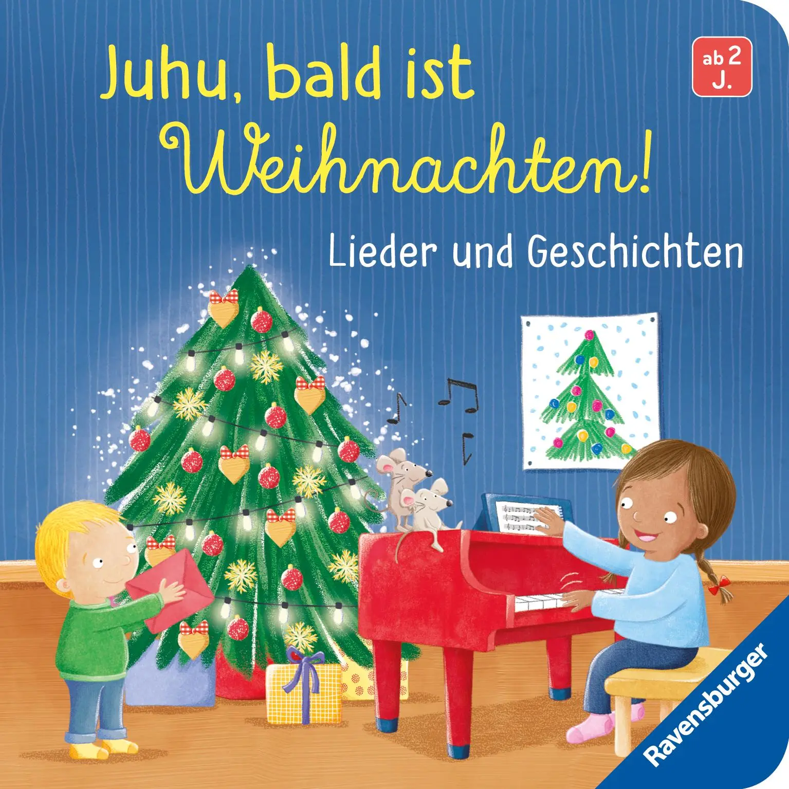 Cover: 9783473421084 | Juhu, bald ist Weihnachten! | Lieder und Geschichten | Sandra Grimm