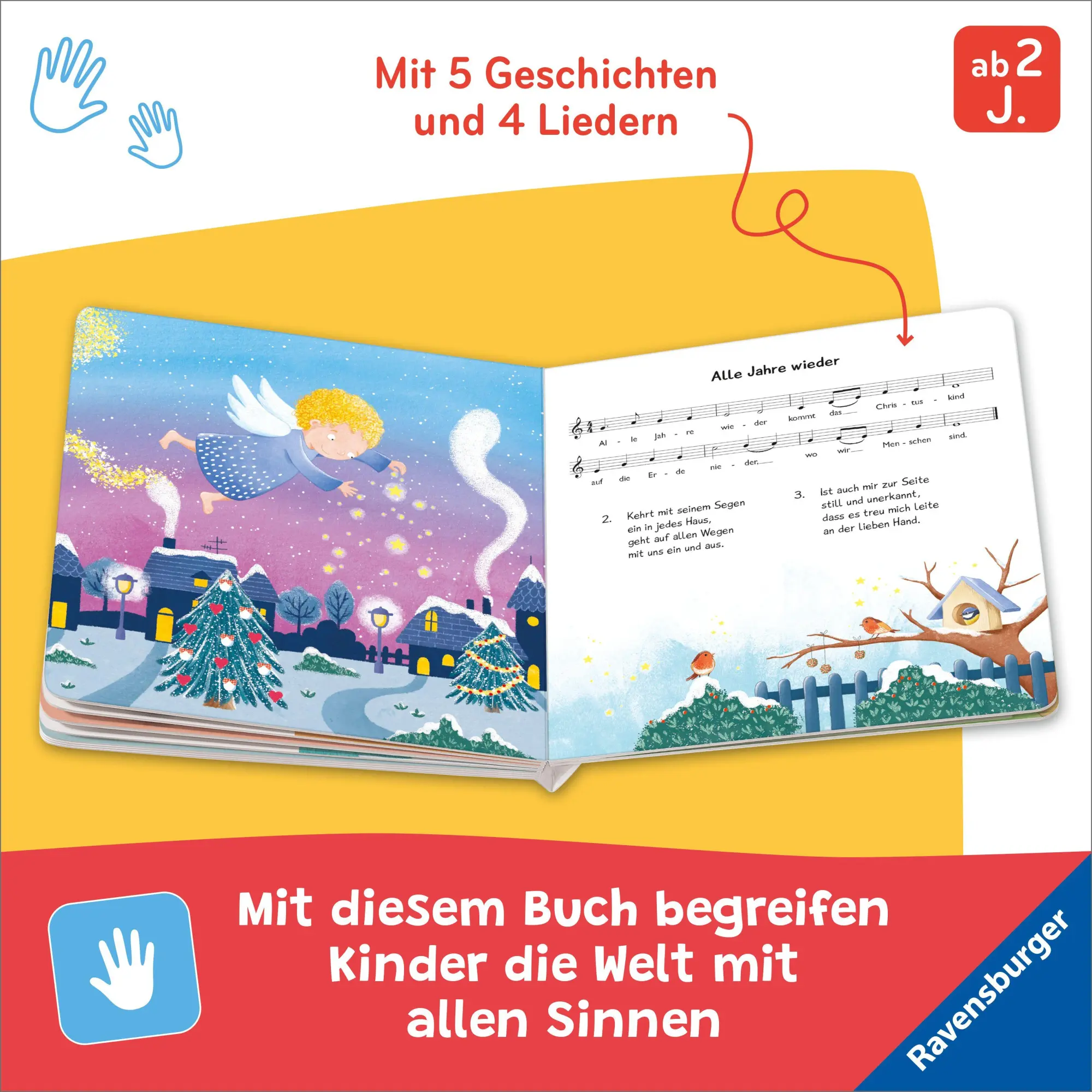 Bild: 9783473421084 | Juhu, bald ist Weihnachten! | Lieder und Geschichten | Sandra Grimm