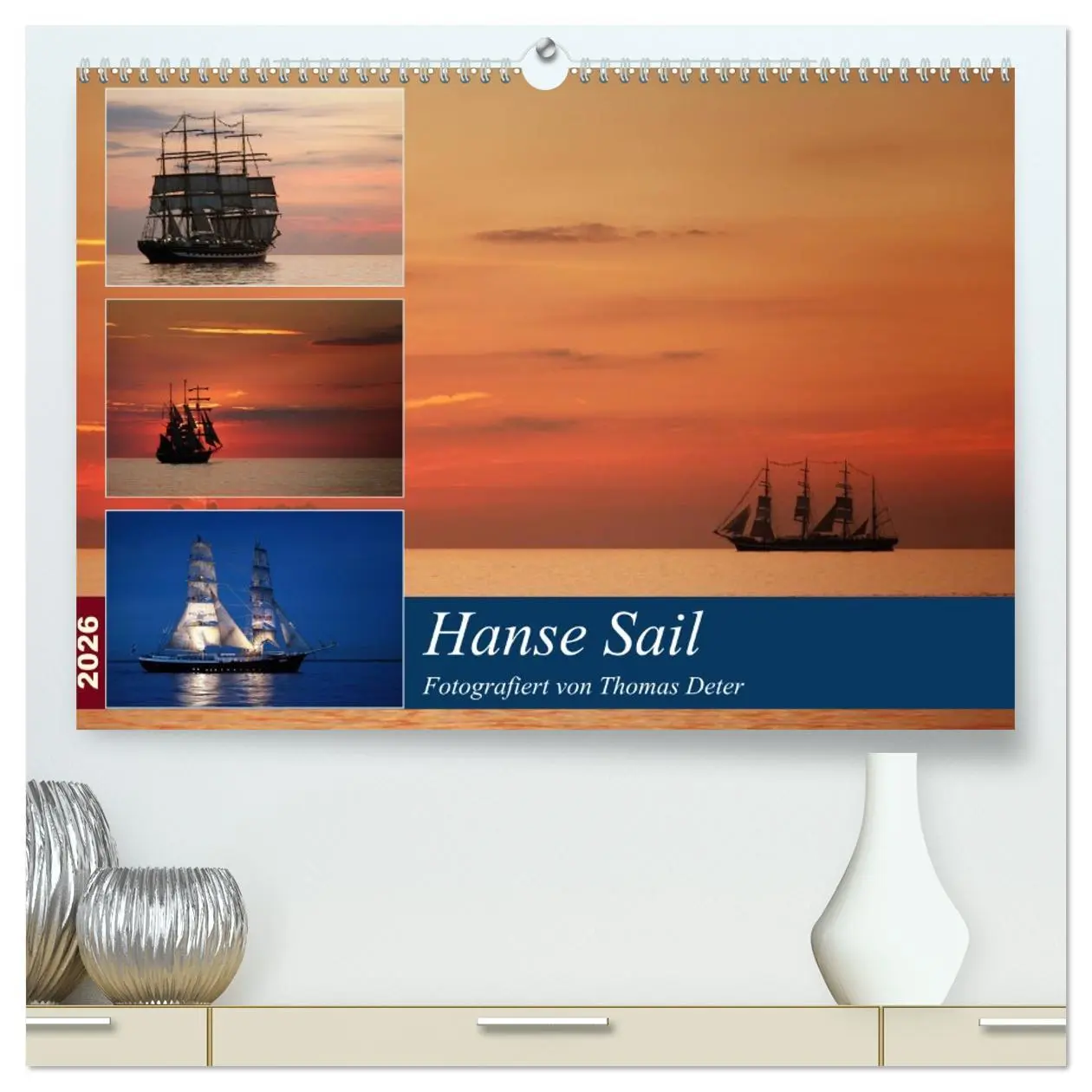 Cover: 9783516151084 | Hanse Sail (hochwertiger Premium Wandkalender 2026 DIN A2 quer),...