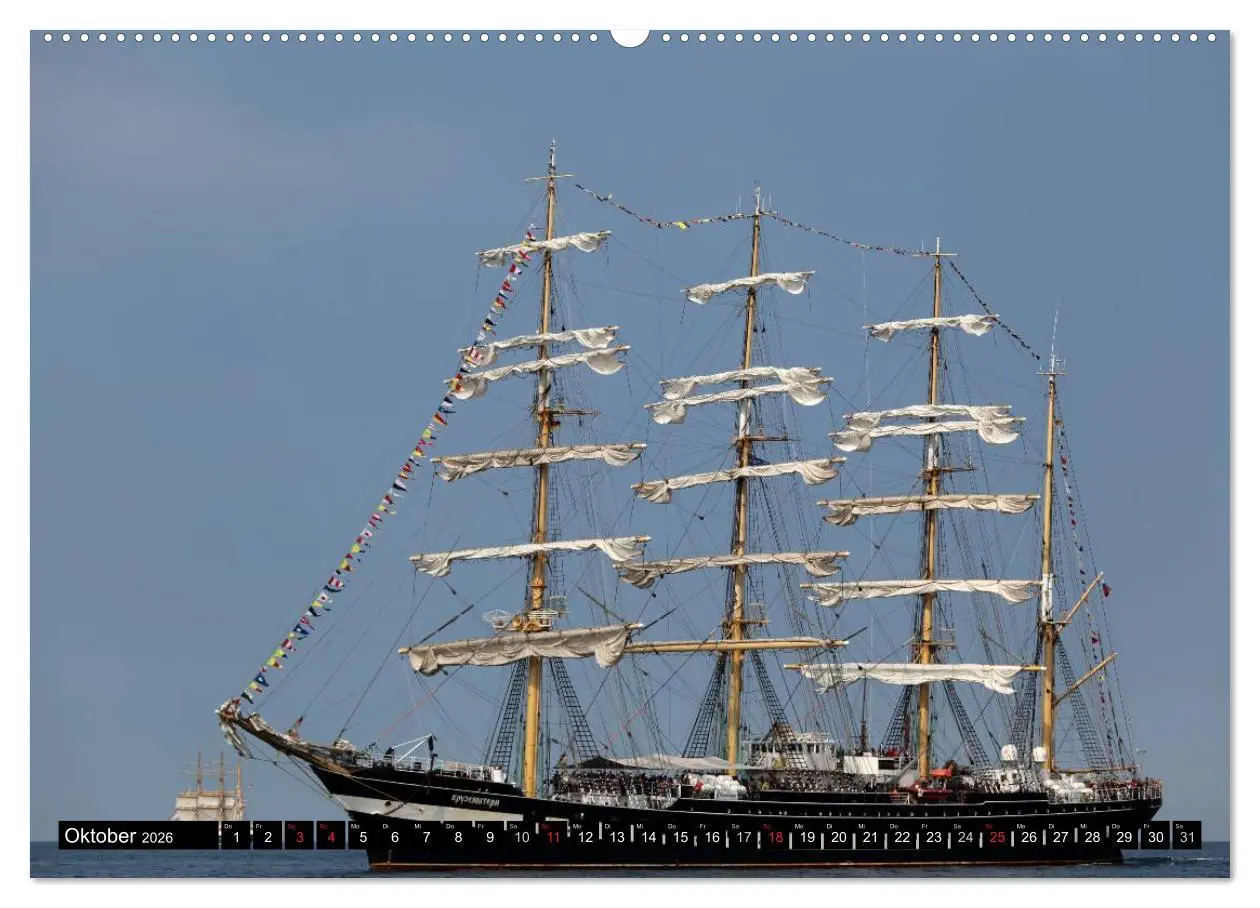 Bild: 9783516151084 | Hanse Sail (hochwertiger Premium Wandkalender 2026 DIN A2 quer),...
