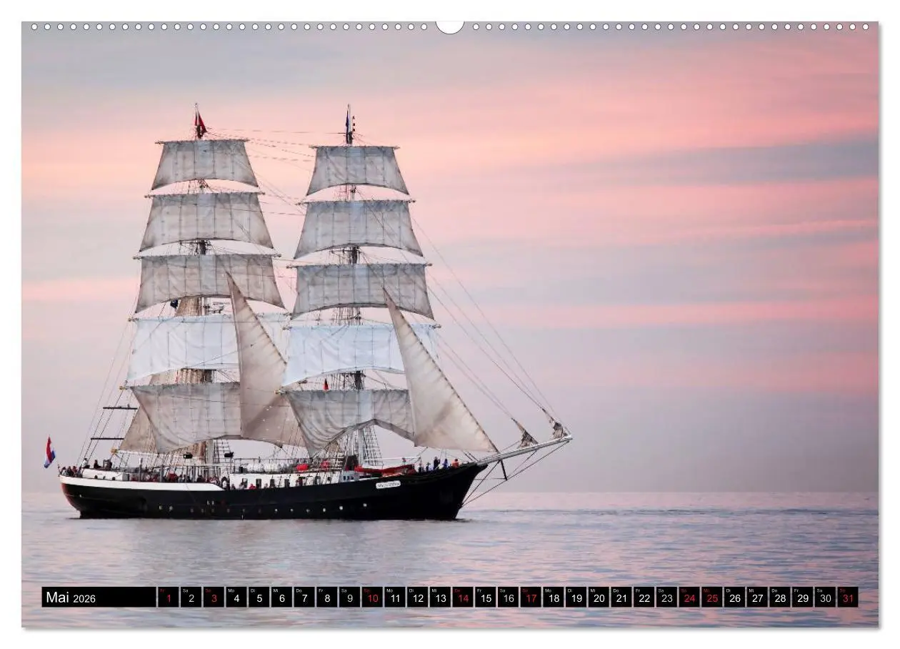 Bild: 9783516151084 | Hanse Sail (hochwertiger Premium Wandkalender 2026 DIN A2 quer),...