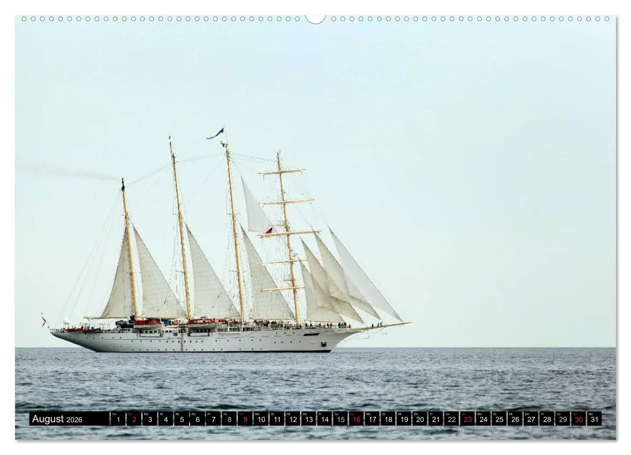 Bild: 9783516151084 | Hanse Sail (hochwertiger Premium Wandkalender 2026 DIN A2 quer),...