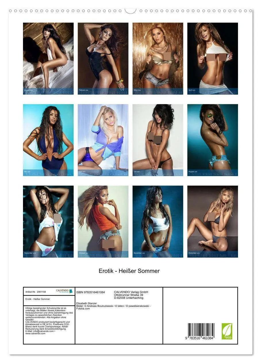 Bild: 9783516461084 | Erotik - Heißer Sommer (hochwertiger Premium Wandkalender 2026 DIN...