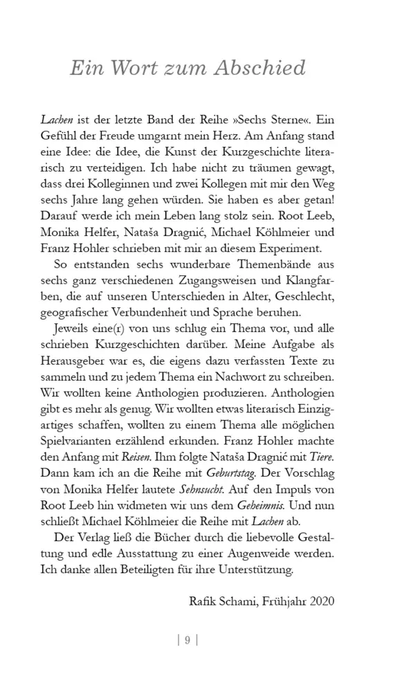 Bild: 9783747201084 | Lachen | Kurzgeschichten | Rafik Schami | Buch | 184 S. | Deutsch