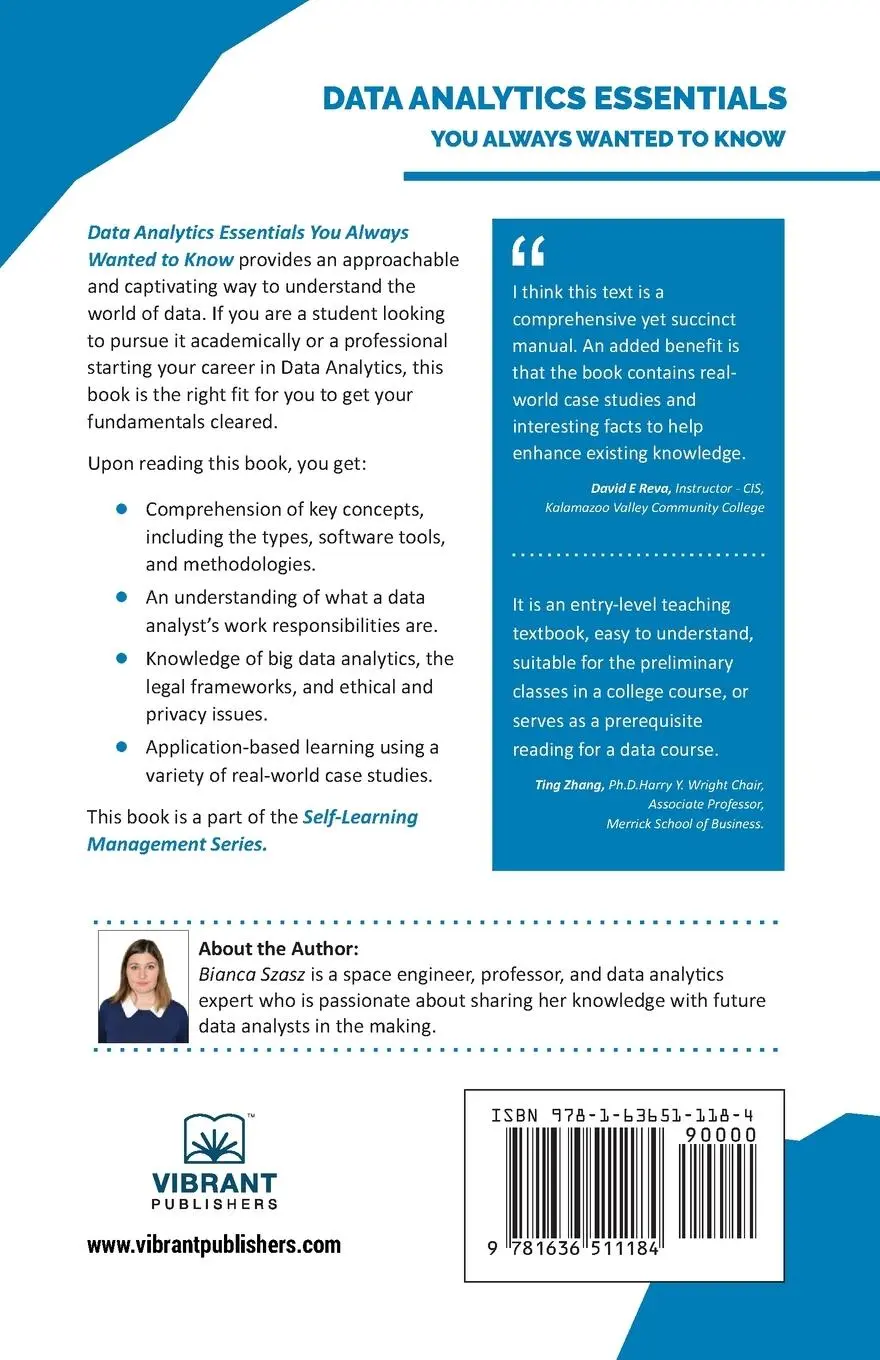 Rückseite: 9781636511184 | Data Analytics Essentials You Always Wanted To Know | Szasz (u. a.)
