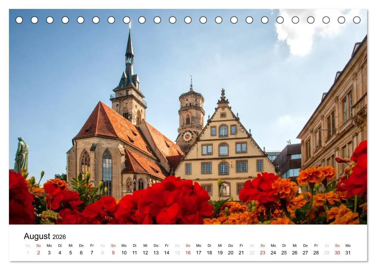 Bild: 9783457981184 | stadtansichten stuttgart (Tischkalender 2026 DIN A5 quer), CALVENDO...