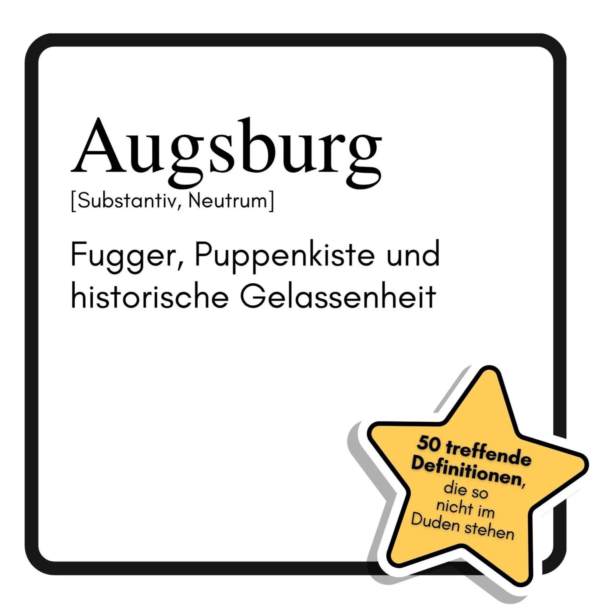 Cover: 9783695341184 | Augsburg | Fugger, Puppenkiste und historische Gelassenheit | Schmidt
