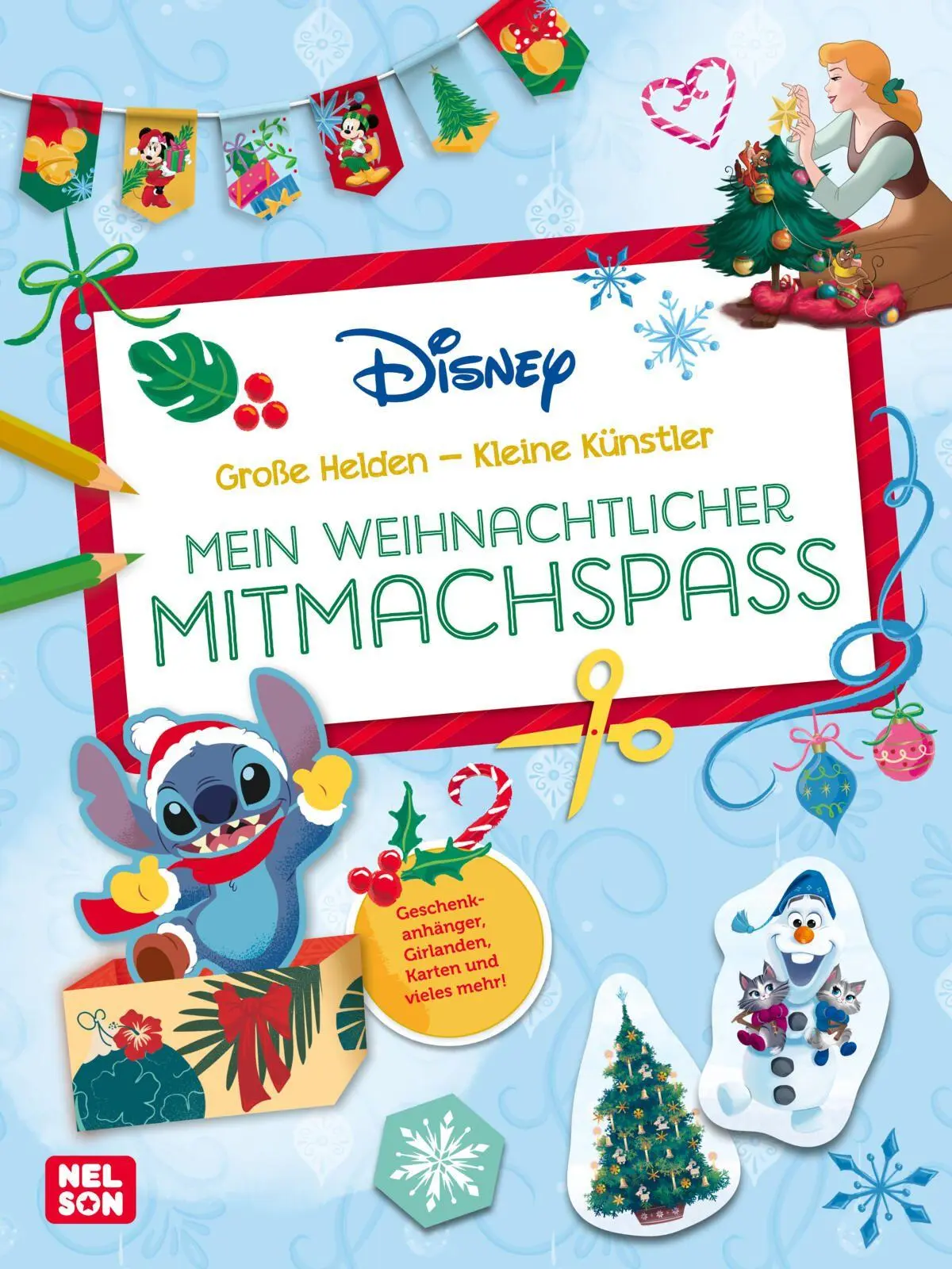 Cover: 9783845131184 | Disney Kreative Beschäftigung: Mein weihnachtlicher Mitmachspaß | Buch
