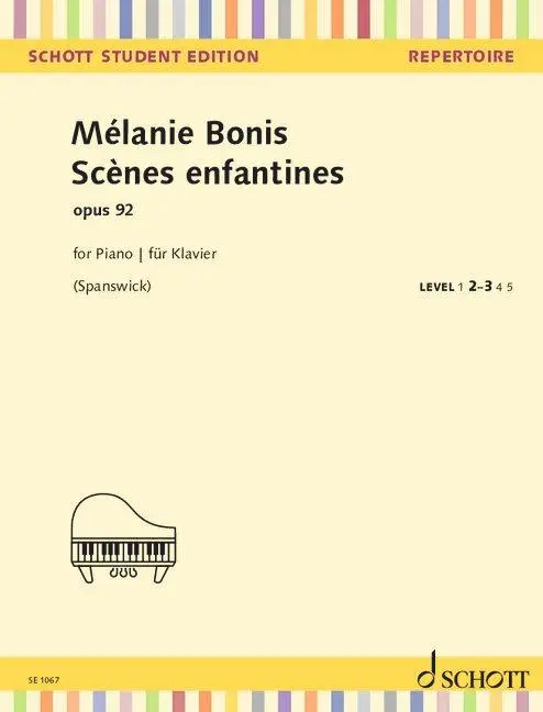 Cover: 9790001221184 | Scènes enfantines | op. 92. Klavier. | Melanie Spanswick | Broschüre