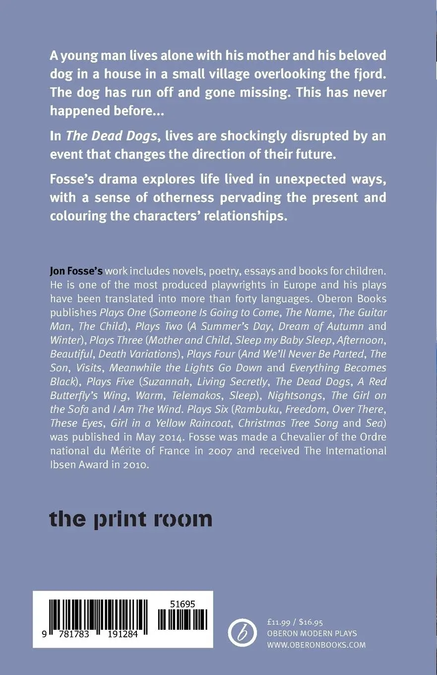Rückseite: 9781783191284 | The Dead Dogs | Jon Fosse | Taschenbuch | Oberon Modern Plays | 112 S.