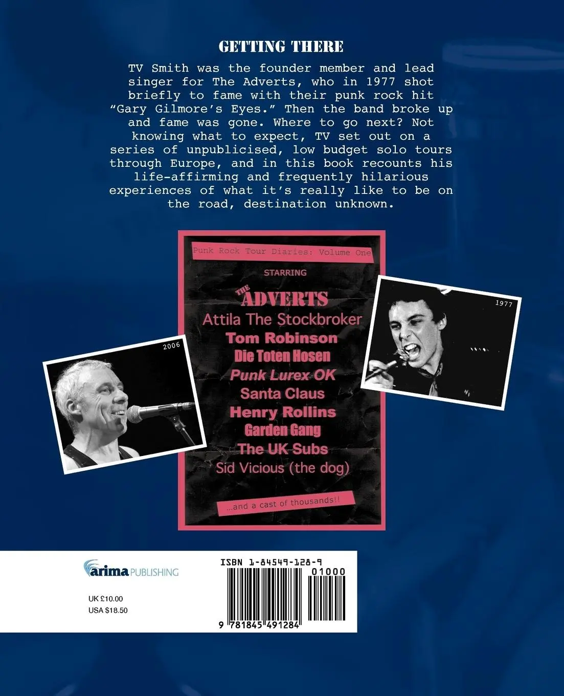 Rückseite: 9781845491284 | Getting There - Punk Rock Tour Diaries | Volume One | Tv Smith | Buch