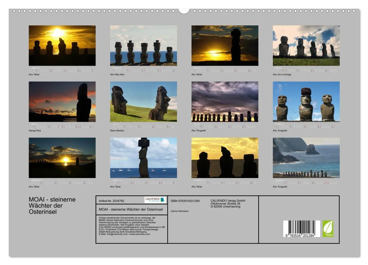 Bild: 9783516201284 | MOAI - steinerne Wächter der Osterinsel (hochwertiger Premium...