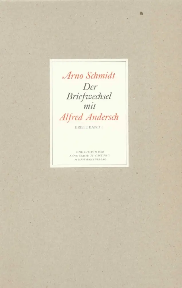Cover: 9783518801284 | Briefwechsel | Arno Schmidt (u. a.) | Buch | 260 S. | Deutsch | 1985
