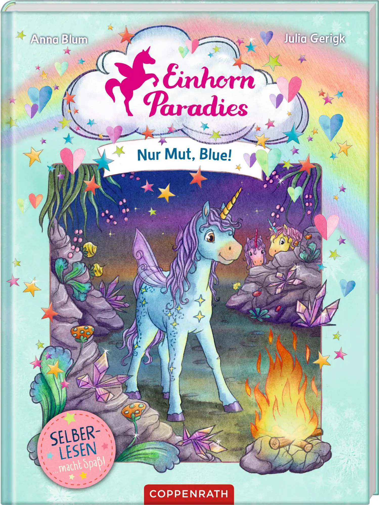Cover: 9783649651284 | Einhorn-Paradies (Leseanfänger, Bd. 4) | Nur Mut, Blue! | Anna Blum