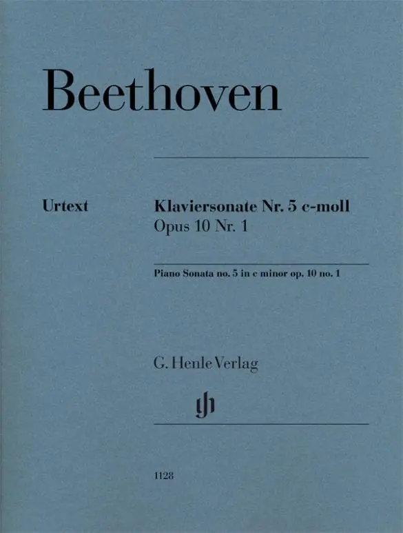 Cover: 9790201811284 | Beethoven, Ludwig van - Klaviersonate Nr. 5 c-moll op. 10 Nr. 1 | Buch