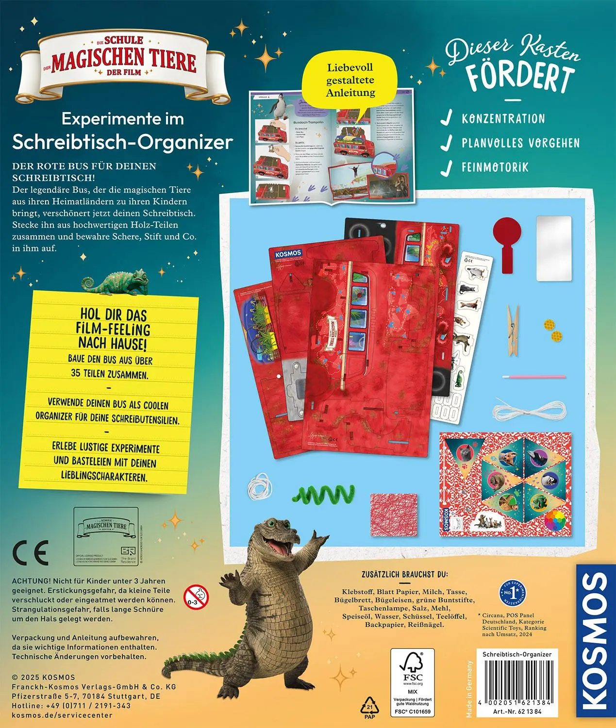 Bild: 4002051621384 | Die Schule der magischen Tiere - Experimente im Schreibtisch-Organizer
