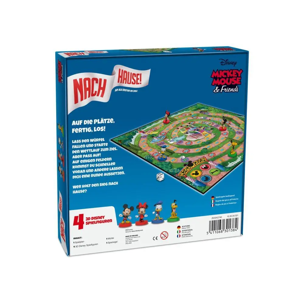 Bild: 5411068301384 | Disney Mickey &amp; Friends - Nach Hause/ Gänsespiel | Cartamundi | Spiel