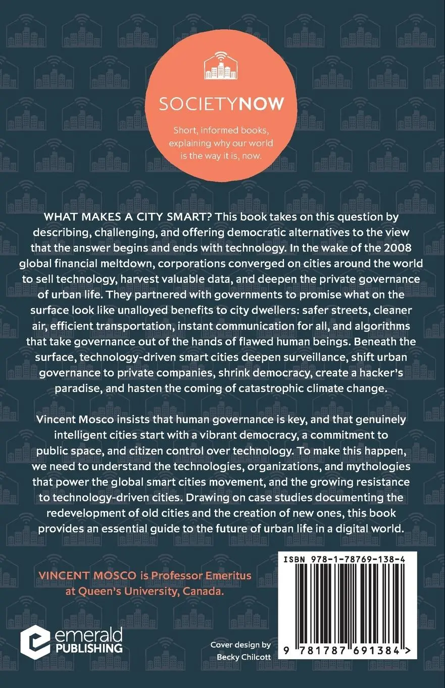 Rückseite: 9781787691384 | The Smart City in a Digital World | Vincent Mosco | Taschenbuch | 2019