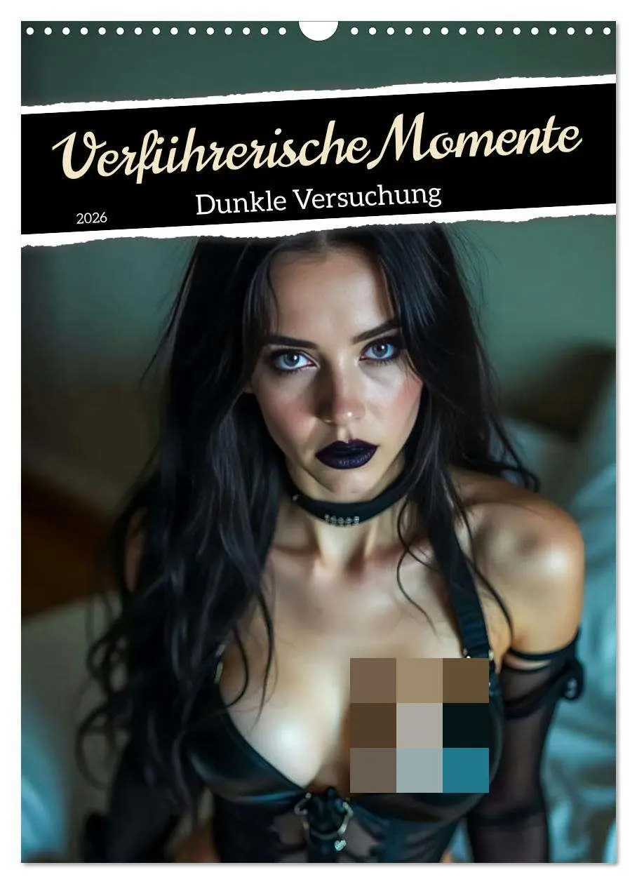 Cover: 9783457271384 | Verführerische Momente - Dunkle Versuchung (Wandkalender 2026 DIN...
