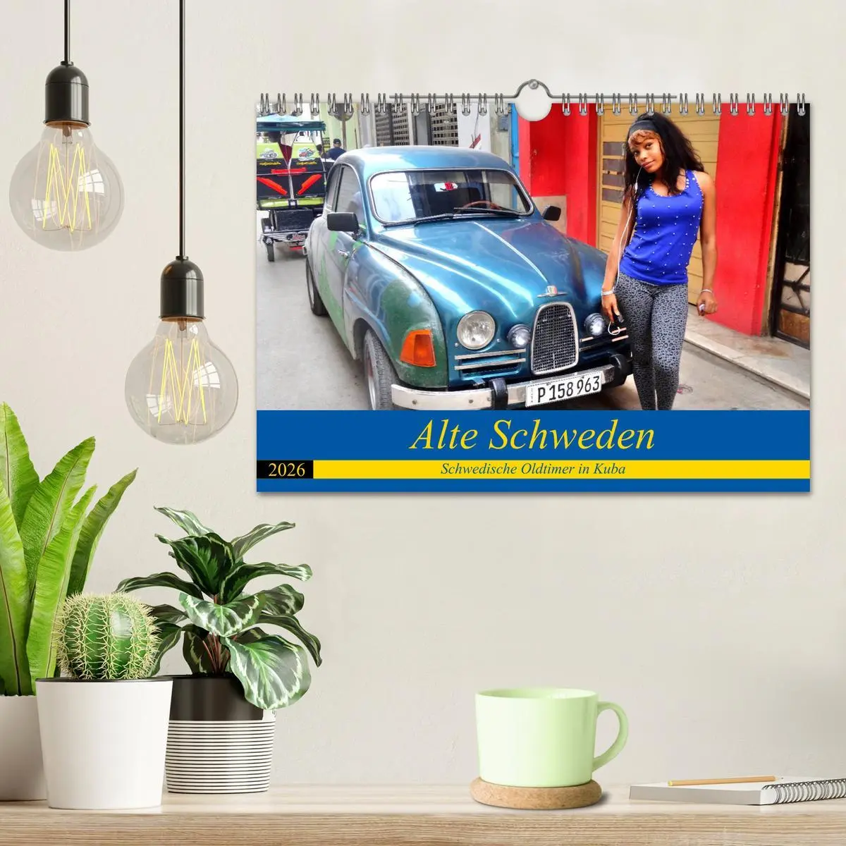Bild: 9783457721384 | Alte Schweden - Schwedische Oldtimer in Kuba (Wandkalender 2026 DIN...