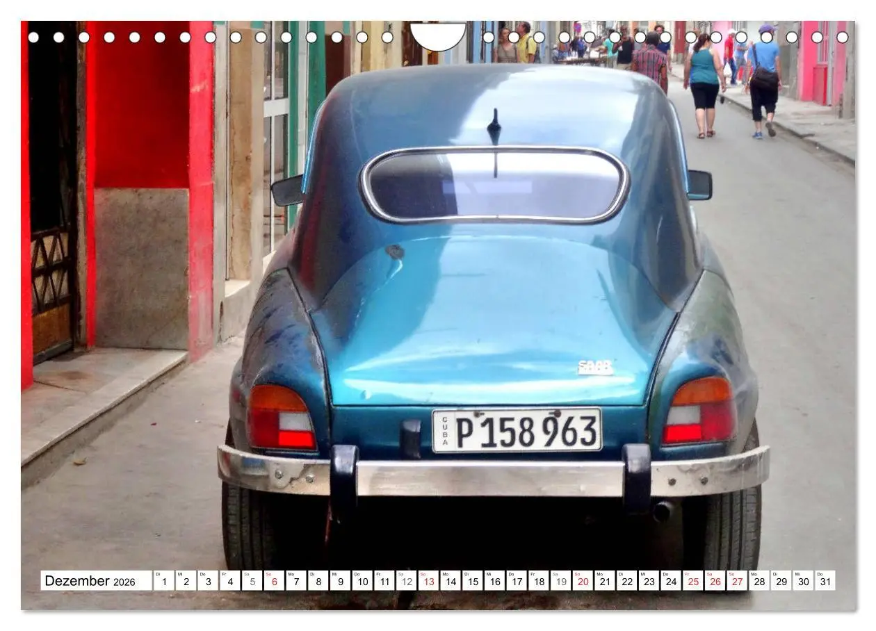Bild: 9783457721384 | Alte Schweden - Schwedische Oldtimer in Kuba (Wandkalender 2026 DIN...