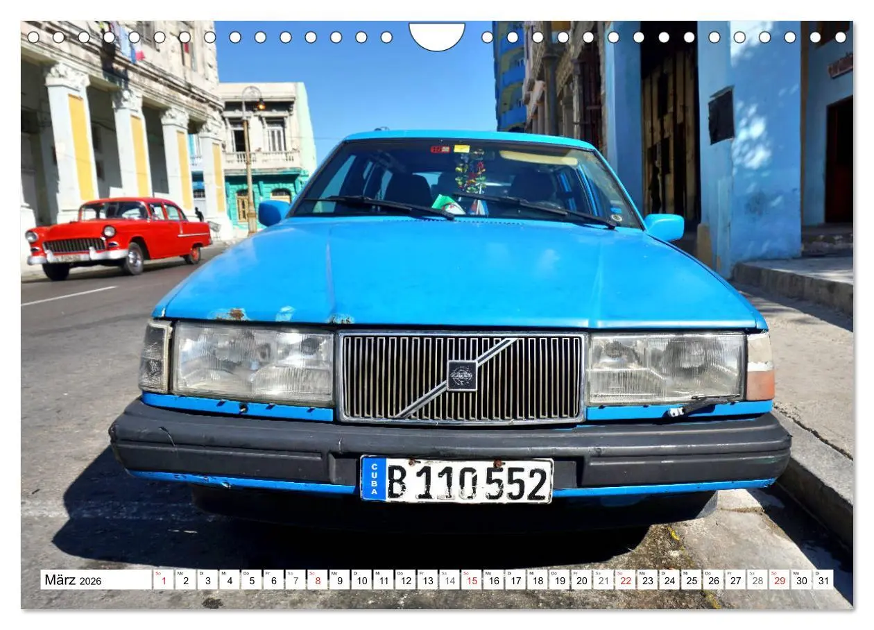 Bild: 9783457721384 | Alte Schweden - Schwedische Oldtimer in Kuba (Wandkalender 2026 DIN...