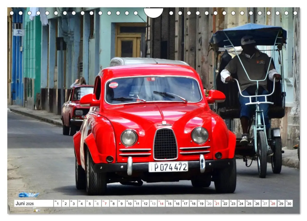 Bild: 9783457721384 | Alte Schweden - Schwedische Oldtimer in Kuba (Wandkalender 2026 DIN...
