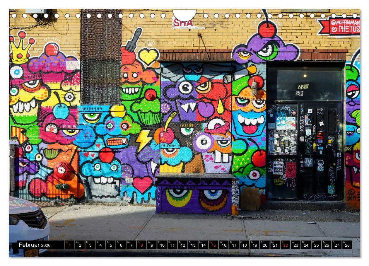 Bild: 9783457711484 | Bushwick Street Art (Wandkalender 2026 DIN A4 quer), CALVENDO...