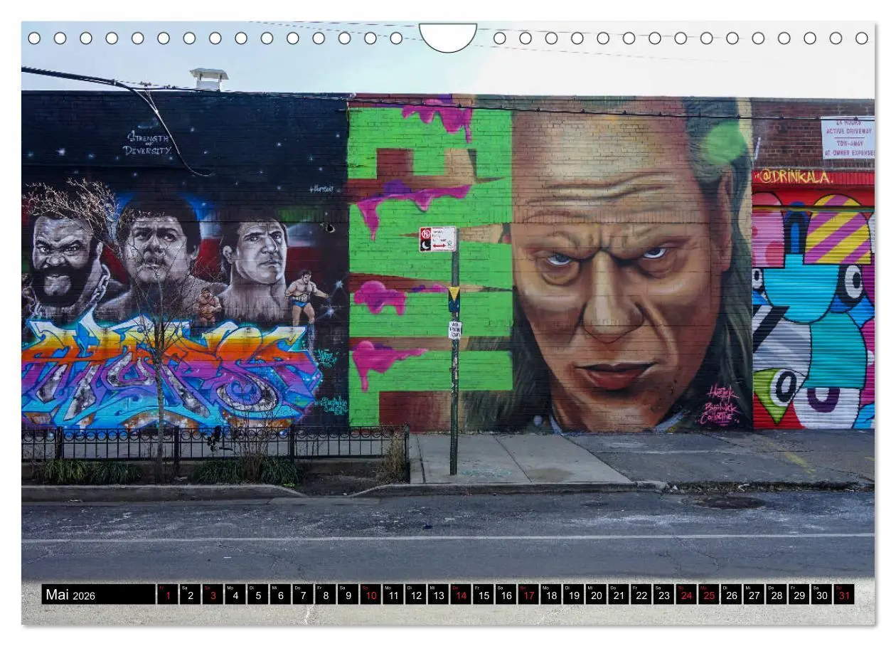 Bild: 9783457711484 | Bushwick Street Art (Wandkalender 2026 DIN A4 quer), CALVENDO...