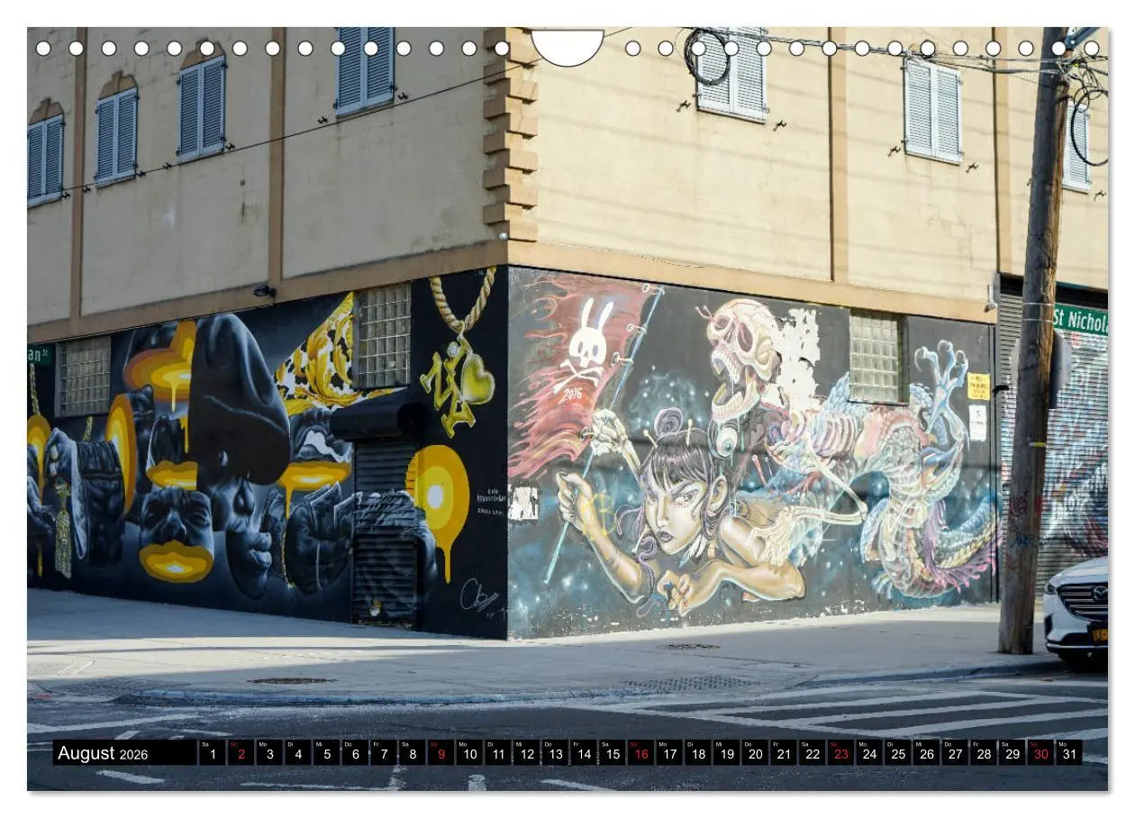 Bild: 9783457711484 | Bushwick Street Art (Wandkalender 2026 DIN A4 quer), CALVENDO...