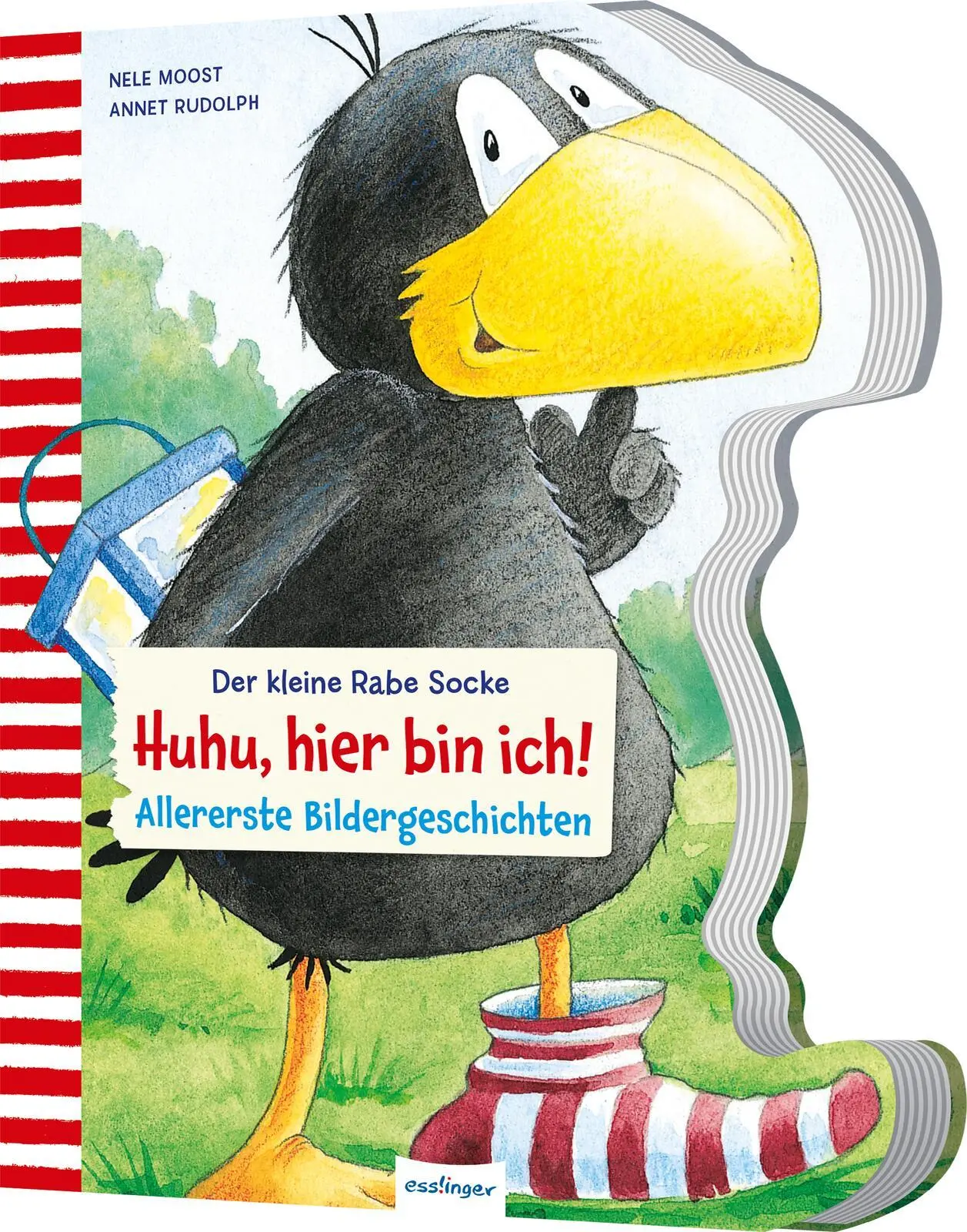 Cover: 9783480241484 | Der kleine Rabe Socke: Huhu, hier bin ich! | Nele Moost | Buch | 12 S.