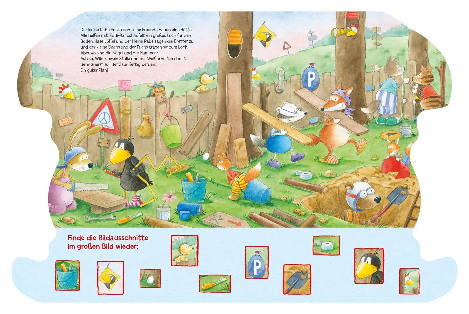 Bild: 9783480241484 | Der kleine Rabe Socke: Huhu, hier bin ich! | Nele Moost | Buch | 12 S.