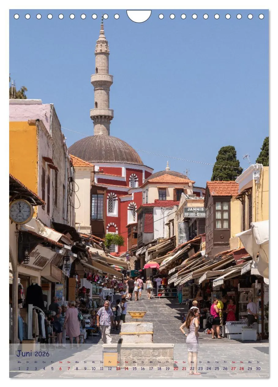 Bild: 9783516351484 | Ein Streifzug durch die Gassen der Insel Rhodos (Wandkalender 2026...