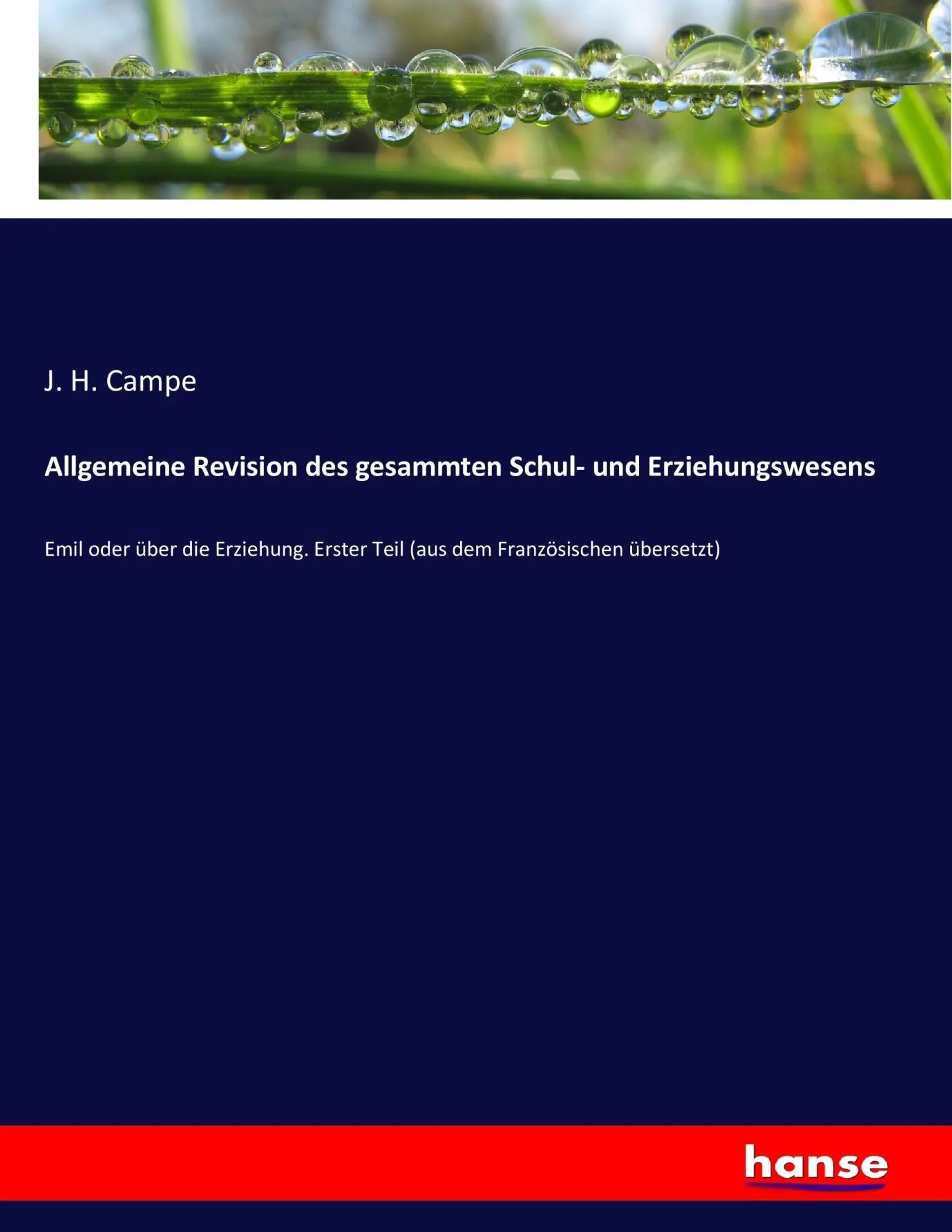 Cover: 9783743441484 | Allgemeine Revision des gesammten Schul- und Erziehungswesens | Campe