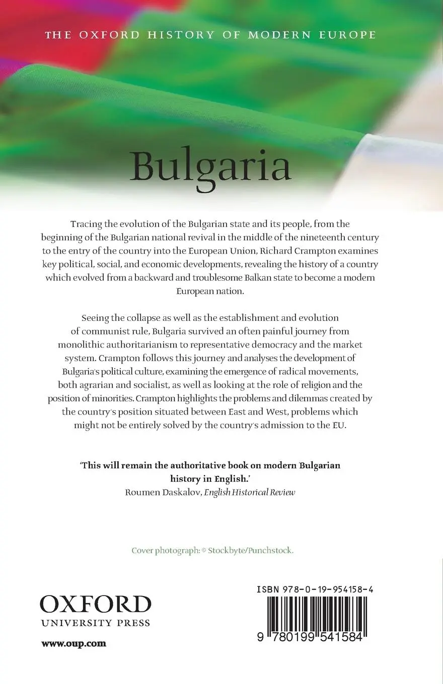 Rückseite: 9780199541584 | Bulgaria | R. J. Crampton | Taschenbuch | Englisch | 2008 | OUP Oxford