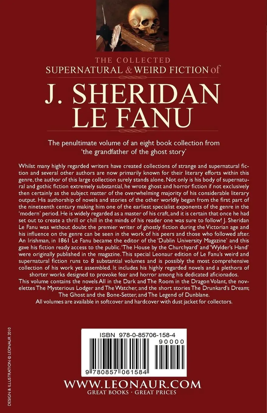 Rückseite: 9780857061584 | The Collected Supernatural and Weird Fiction of J. Sheridan Le Fanu