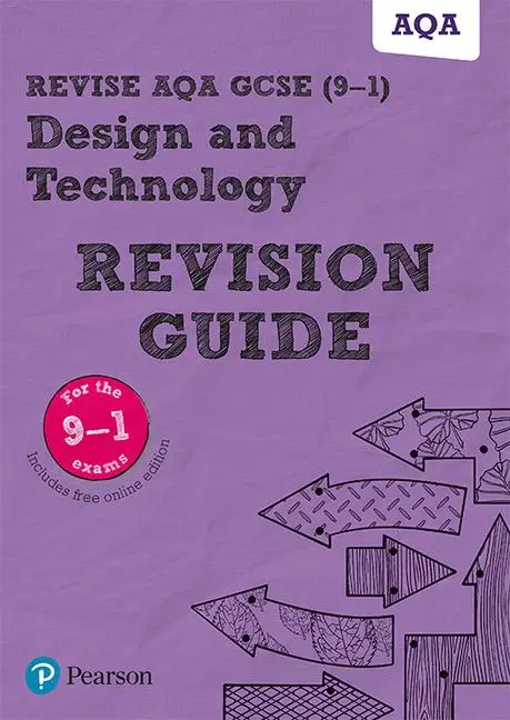 Cover: 9781292191584 | Pearson REVISE AQA GCSE Design and Technology Revision Guide: incl....
