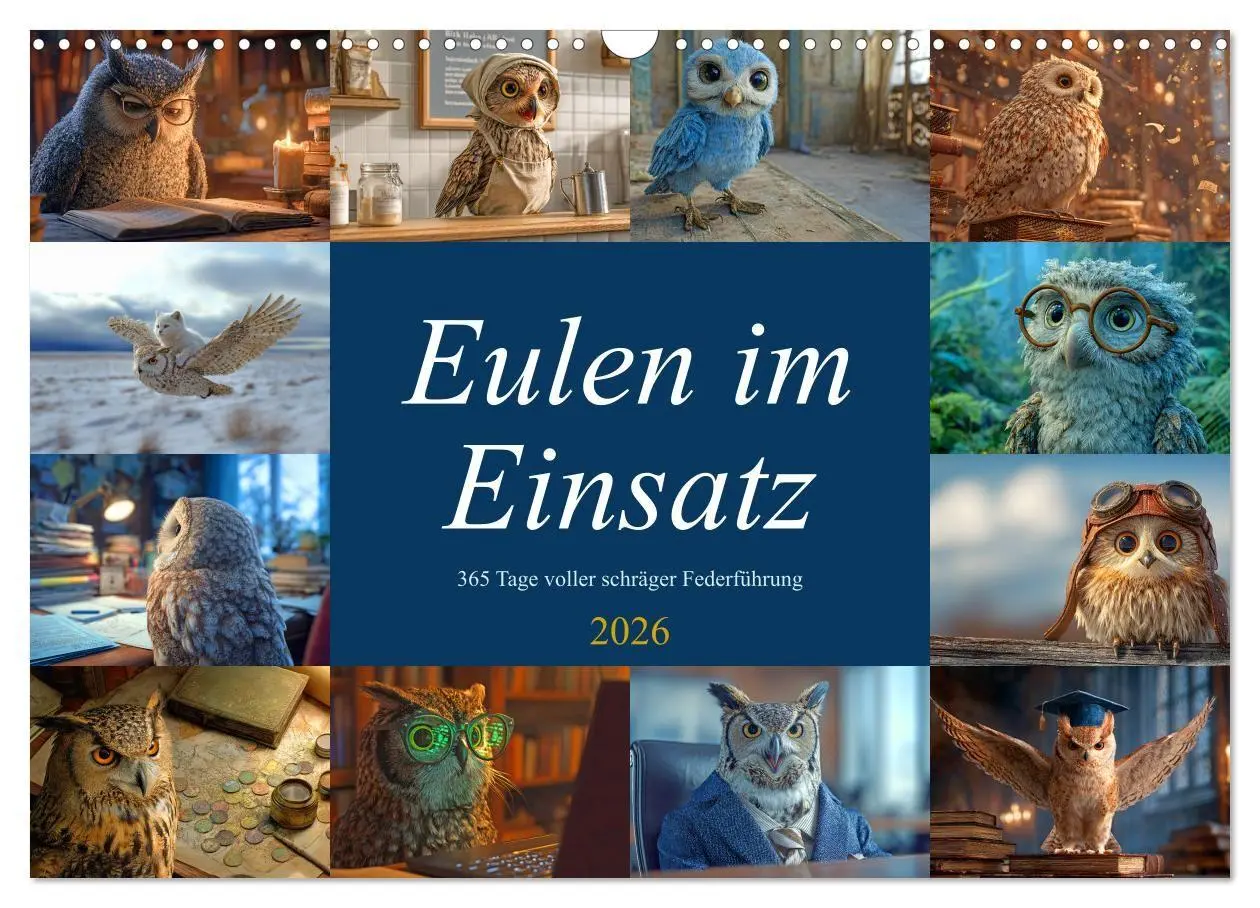 Cover: 9783516651584 | Eulen im Einsatz - 365 Tage voller schräger Federführung...