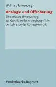 Cover: 9783525561584 | Analogie und Offenbarung | Wolfhart Pannenberg | Buch | 215 S. | 2007