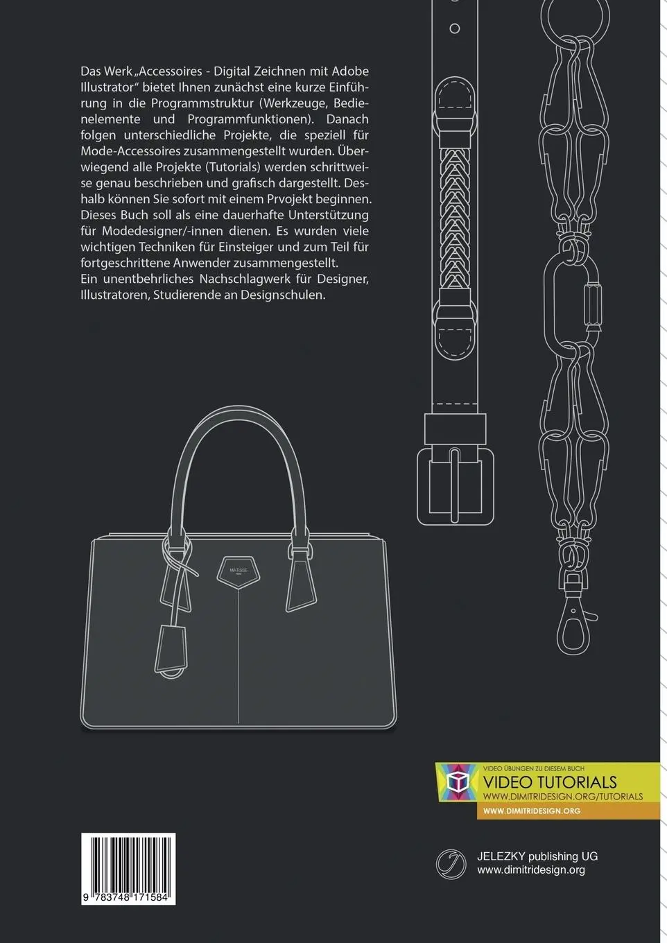 Rückseite: 9783748171584 | ACCESSOIRES - Digital Zeichnen mit Adobe Illustrator | Jelezky (u. a.)