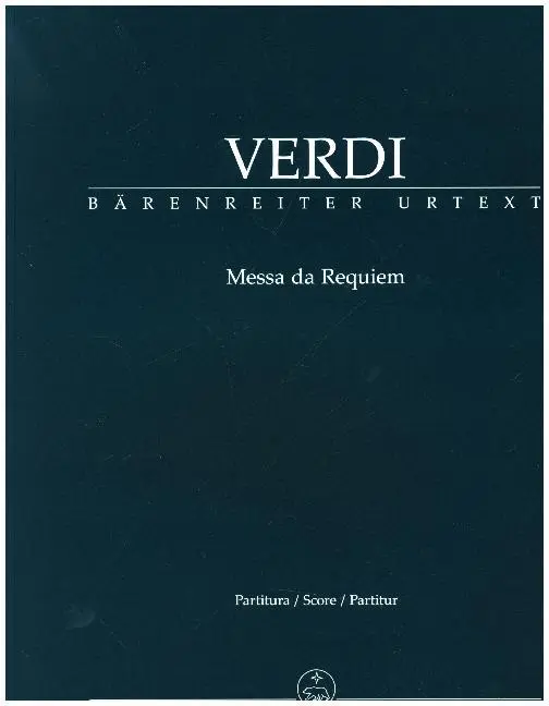 Cover: 9790006541584 | Messa da Requiem, Partitur | Giuseppe Verdi | Buch | Partitur | 2014