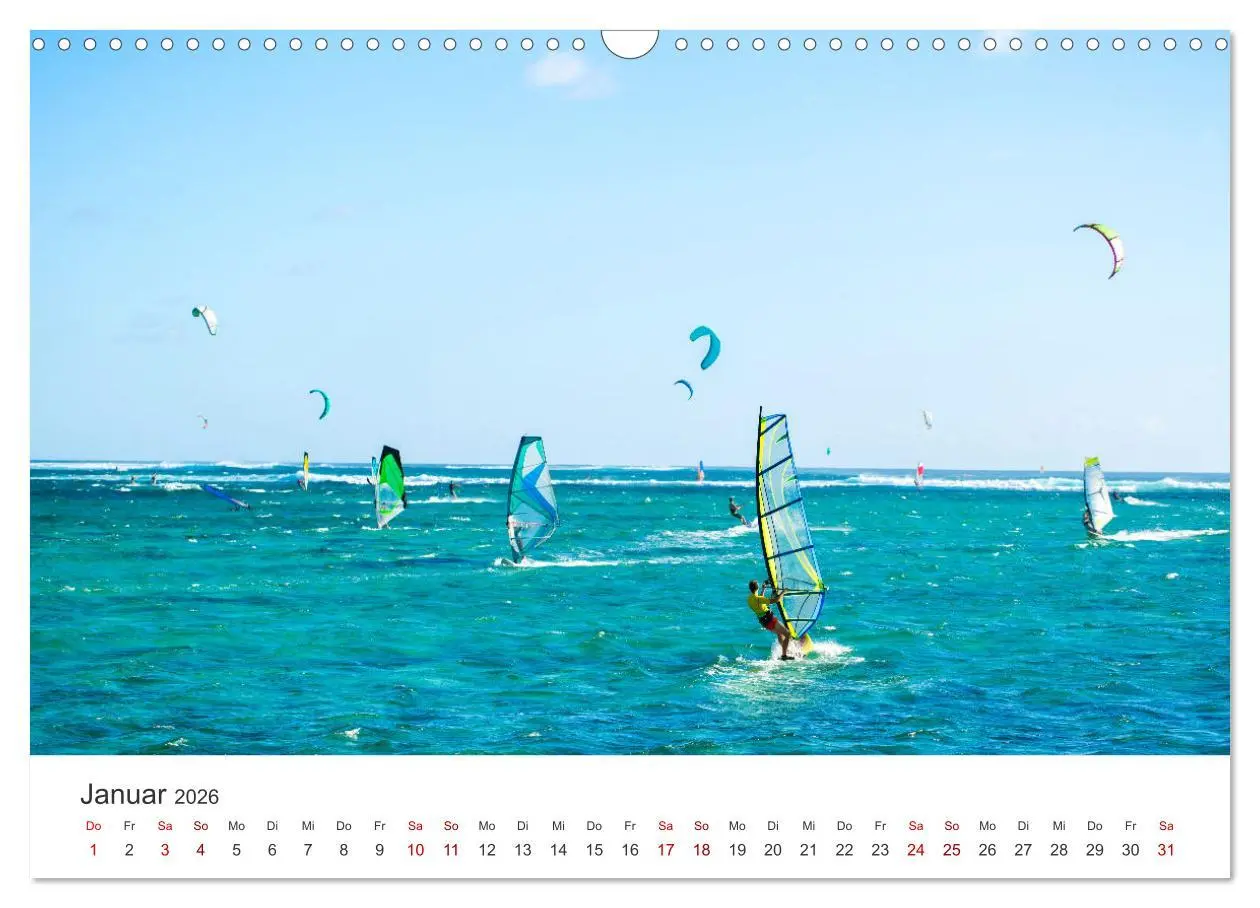 Bild: 9783457551684 | Windsurfen - Wellen und Wind (Wandkalender 2026 DIN A3 quer),...