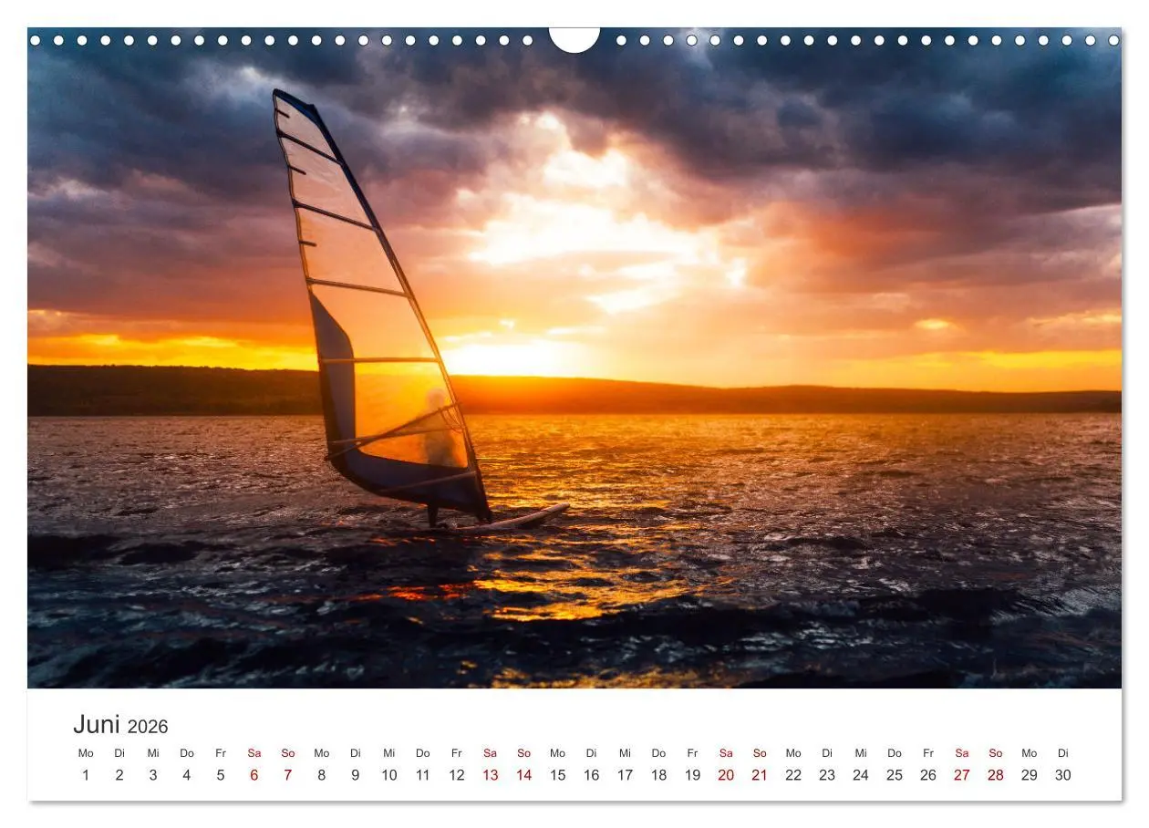 Bild: 9783457551684 | Windsurfen - Wellen und Wind (Wandkalender 2026 DIN A3 quer),...