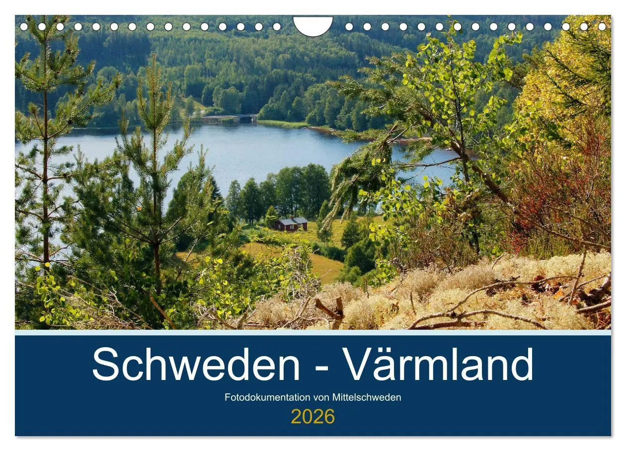 Cover: 9783457931684 | Schweden - Värmland (Wandkalender 2026 DIN A4 quer), CALVENDO...