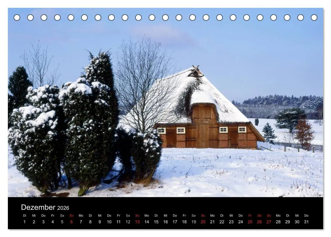 Bild: 9783516191684 | Lüneburg und die Lüneburger Heide (Tischkalender 2026 DIN A5 quer),...