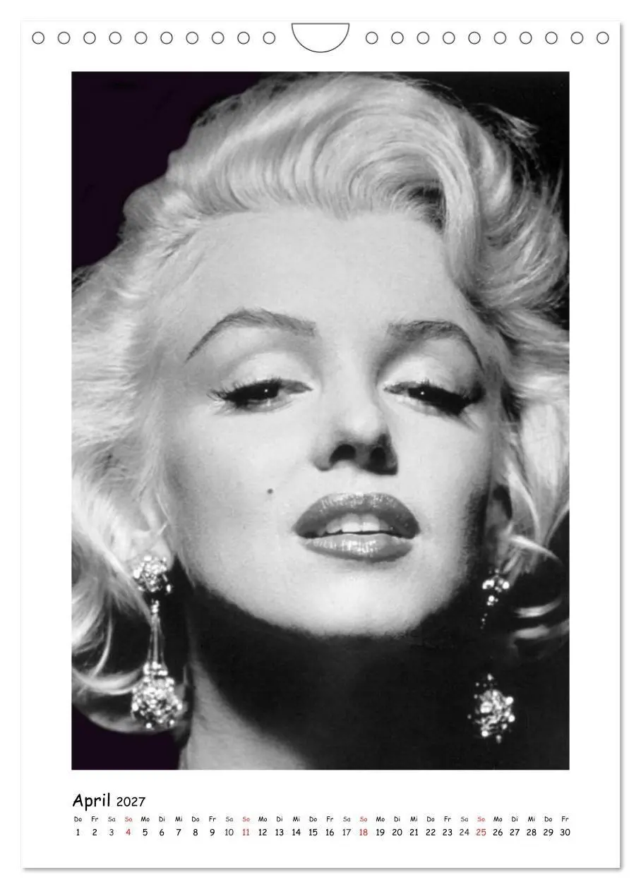 Bild: 9783594001684 | Marilyn Monroe. Weltstar und Sexsymbol (Wandkalender 2027 DIN A4...