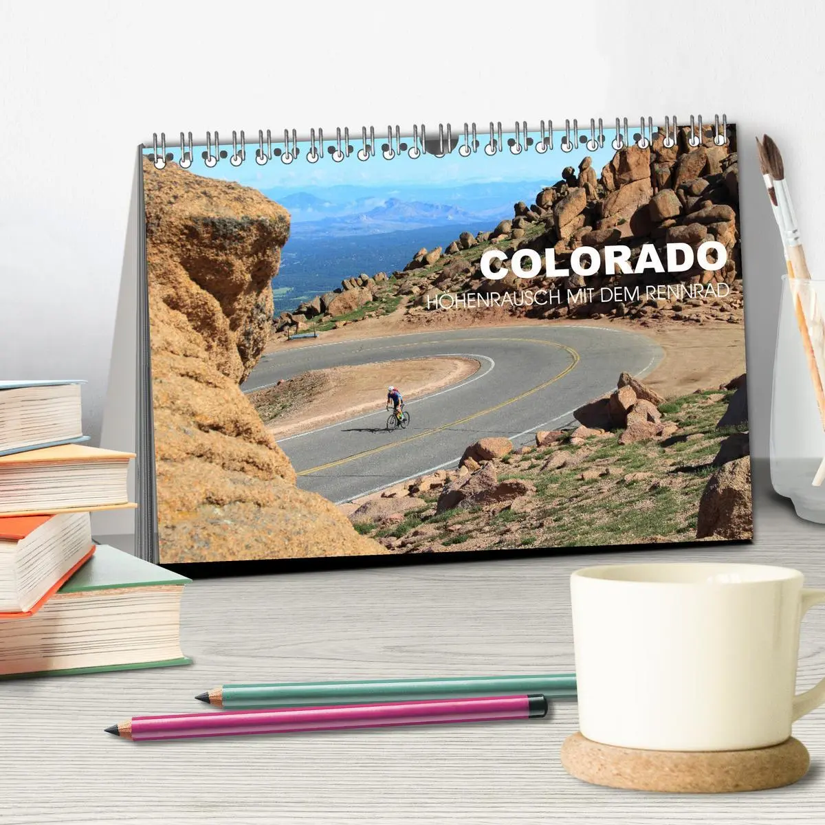 Bild: 9783457781784 | Colorado - Höhenrausch mit dem Rennrad (Tischkalender 2026 DIN A5...