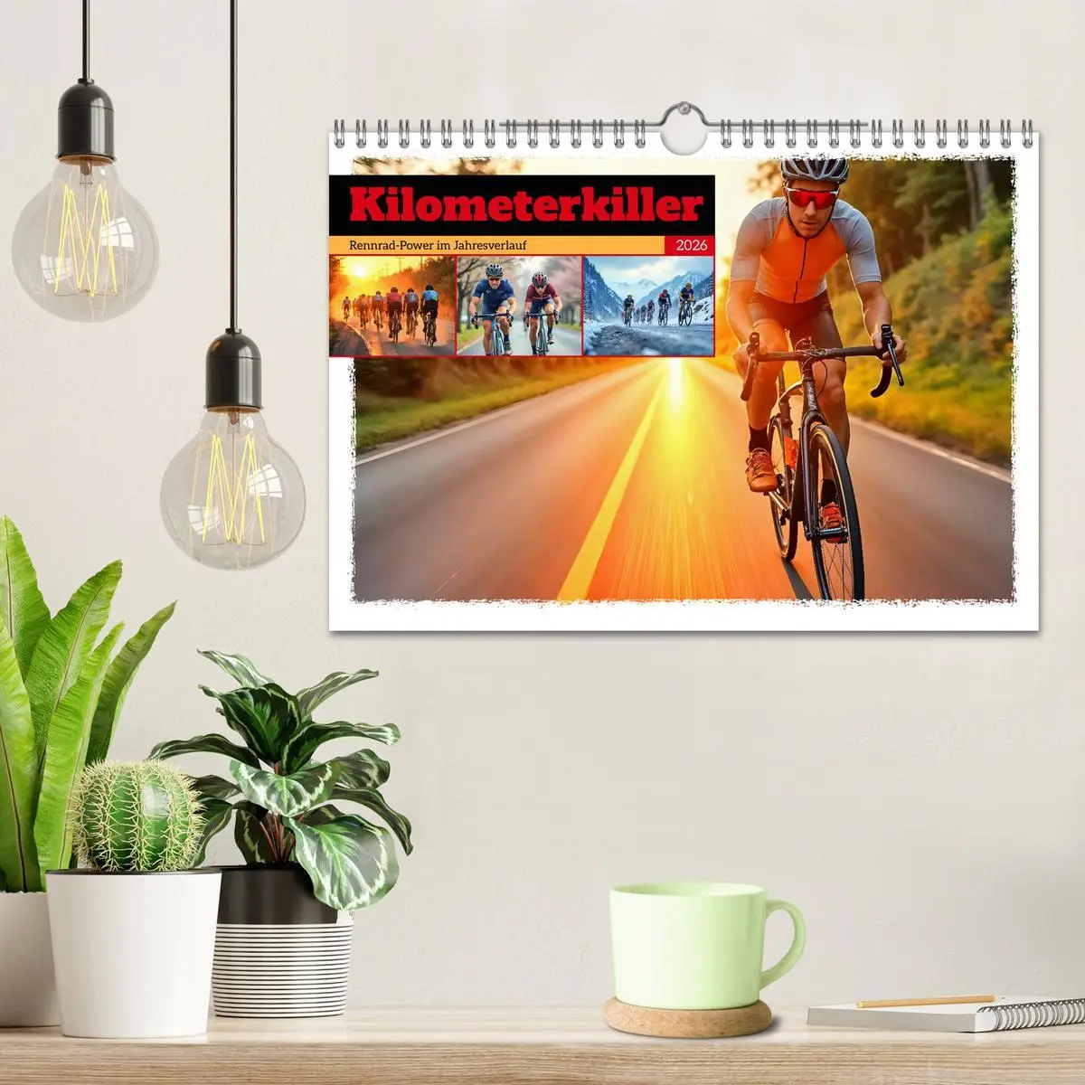 Bild: 9783516631784 | Kilometerkiller - Rennrad-Power im Jahresverlauf (Wandkalender 2026...