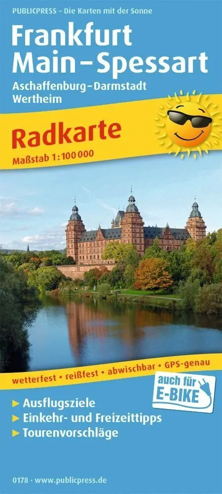 Cover: 9783747301784 | Publicpress Radkarte Frankfurt, Main, Spessart, Aschaffenburg,...