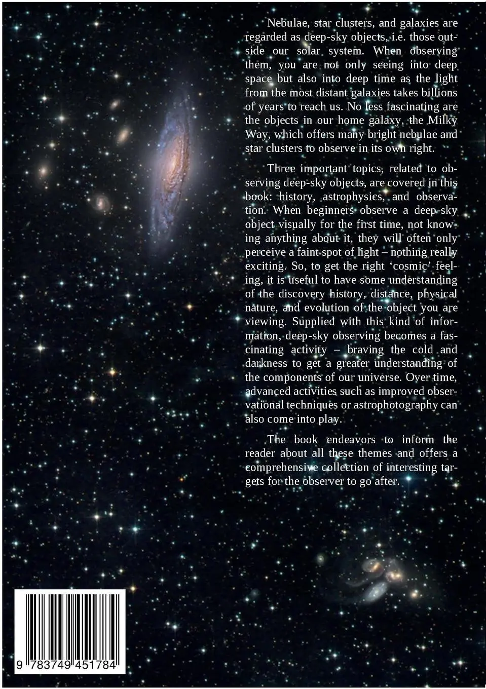 Rückseite: 9783749451784 | Nebulae Star Clusters Galaxies | History Astrophysics Observation